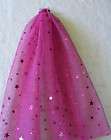 hens night bachelorette party veil fuschia pink with pi location
