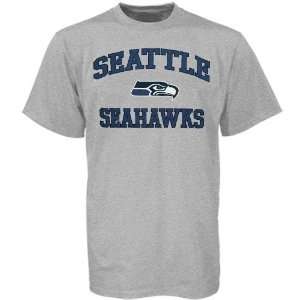  Seattle Seahawks Ash Heart and Soul T shirt Sports 