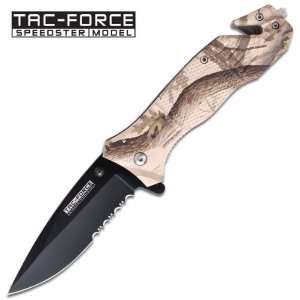 3.5 Tac Force Rescue Spring Assisted Folding Knife 