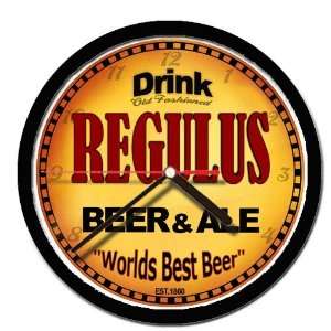  REGULUS beer and ale cerveza wall clock 