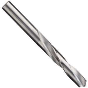 Cleveland 1727 Solid Carbide Jobbers Length Drill Bit, Uncoated 