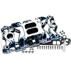  SB CHEVY MANIFOLD POLISHD