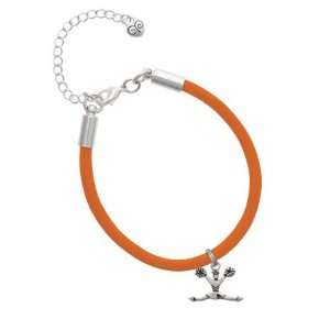  Cheerleader   Splits Charm on an Orange Malibu Charm 