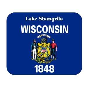  US State Flag   Lake Shangrila, Wisconsin (WI) Mouse Pad 