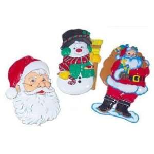  19 Christmas Plaques  48 Santa and 24 Snowman Case Pack 