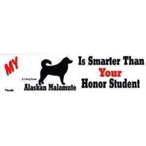  Smarter Alaskan Malamute Sticker Automotive