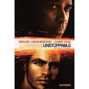  Unstoppable Movie Poster Single Sided Original 27x40 