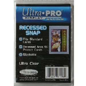  Ultra Pro Recessed Snap Card Holders