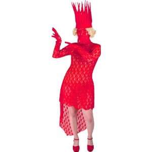  Teen Lady G Red Lace Costume Toys & Games