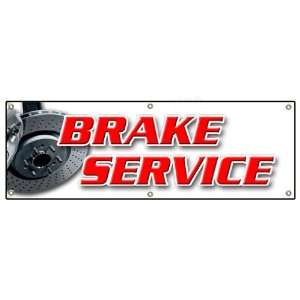  72 BRAKE SERVICE BANNER SIGN car auto repair Patio, Lawn 