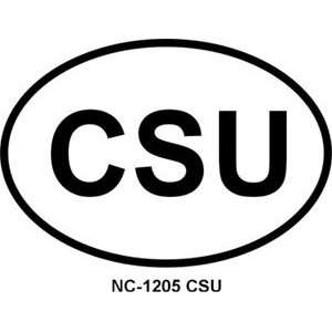  CSU Personalized Sticker 
