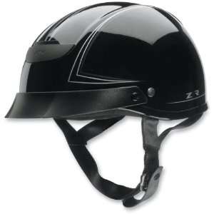   Helmet , Color Black Pinstripe, Size Md XF0103 0648 Automotive