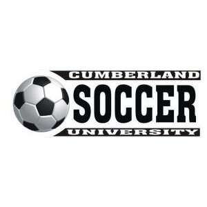    DECAL B   CUMBERLAND SOCCER BAR   10 x 3.5