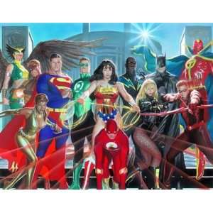    Alex Ross   Where Justice Resides Canvas Giclee