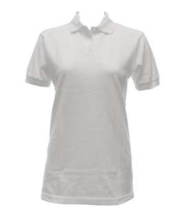  Girls White Short Sleeve Polo Shirt Clothing