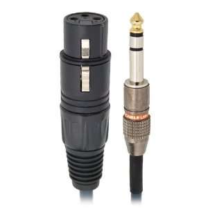  Cable Up by Vu XF3 P3 1 Cable, XLR F to 1/4 TRS M Balanced, 1 