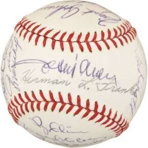  1968 Giants Team 25 SIGNED GILES Baseball JSA WHITE 
