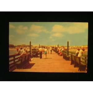  50s Fishing Pier, Virginia Beach VA Unused Postcard not 