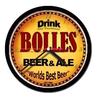  BOLLES beer and ale cerveza wall clock 