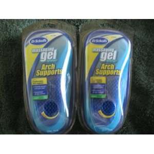   Massaging Gel Arch Supports   Mens 8 13   2 pair 