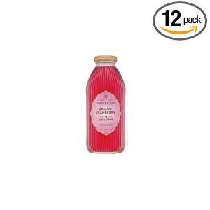 Harney & Sons Organic Cranberry Juice, 16 ounces (Pack of12)  