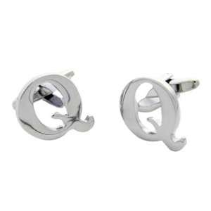  Letter Q Alphabet Cufflinks 