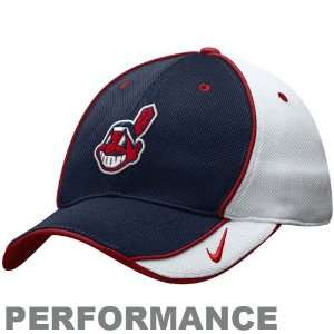 Nike Cleveland Indians White NikeFIT Adjustable Performance Practice 