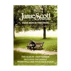    JAMIE SCOTT Park Bench Theories Music Poster