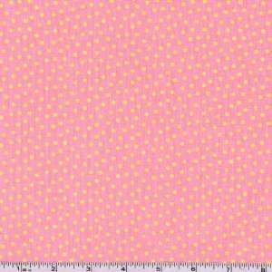  45 Wide Emma Louise Dots Candy Pink Fabric By The Yard 