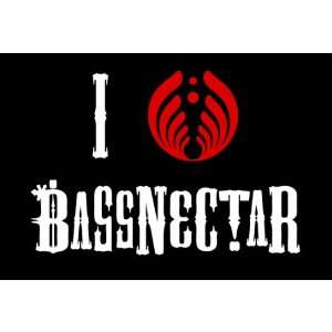 Dubstep I Love Bassnectar Electronic DJ Laptop Techno Vinyl Decal 