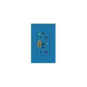  LEVITON 8380 B Surge Supp Receptacle,HospGr,5 20R,BL