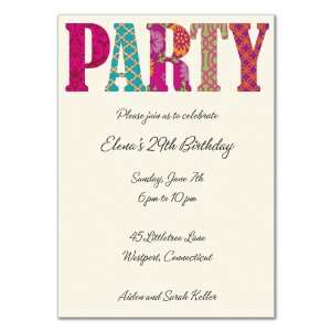  Pretty Patterned Party Invites