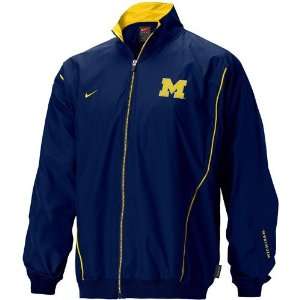   Nike Michigan Wolverines Navy Blue Midfield Jacket