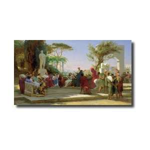  Horatius Reading His Satires To Maecenas 1863 Giclee Print 