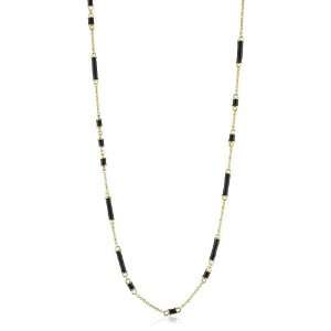  Kate Spade New York Bar None Scatter Black Necklace 