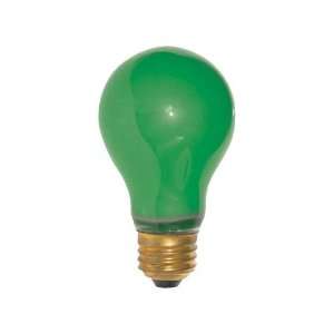  SUNLITE 25w A19 120v Medium Base Green Bulb 24pcs