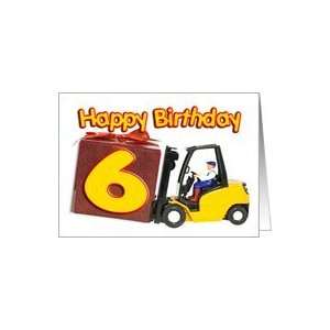  Forklift card for a 6 year old Card Toys & Games