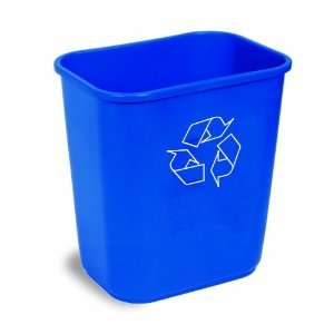 Continental 1358 1 Plastic 13 5/8 Quart Commercial Recycle Wastebasket 