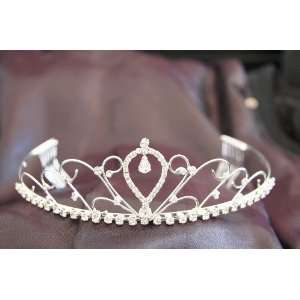 New Bridal Wedding Tiara Crown with Crystal Party Accessories DH14059