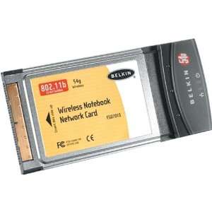 Wireless G Plus Notebook Network Card   Up To 54Mbps Transfer Rate 