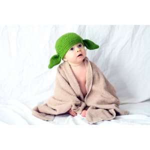   handmade baby Yoda hat   fits 3 to 10 year old child 