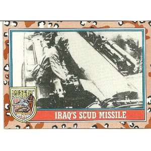  Desert Storm Iraqs Scud Missile Card #101 Everything 