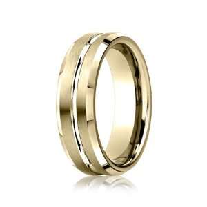  8.0 Millimeters Yellow Gold Wedding Band Ring 18 Karat 