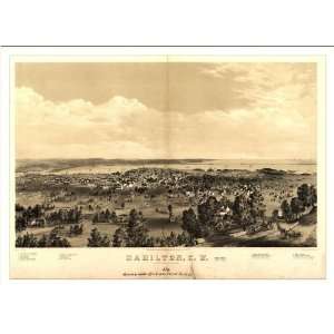  Historic Hamilton, Ontario, Canada, c. 1859 (M) Panoramic 