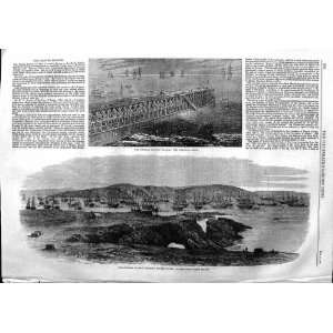  1863 CHINCHA GUANO ISLANDS WAR SHIPS MANGUERA HOTEL