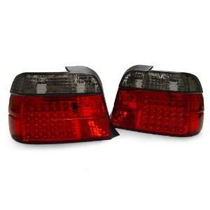 Pair of Depo Red and Clear lense Full LED Tail Lights   BMW 3 Series 