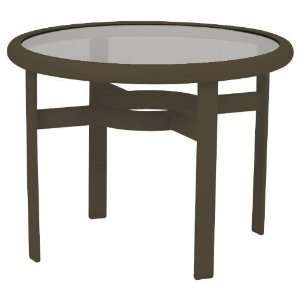    ABR A Aged Bronze /Acrylic 24 Round Tea Table 19038