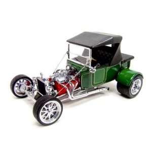  1925 Ford T Bucket Green Custom 118 Diecast Model Toys 