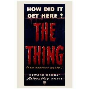  The Thing from Another World (1951) 27 x 40 Movie Poster 