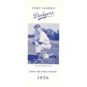  1957 National League Champion Brooklyn Dodgers Spring 